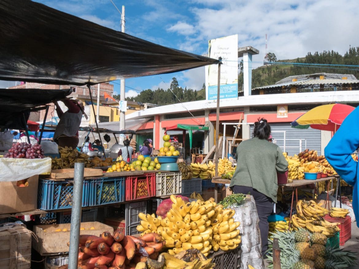 Sehenswürdigkeiten Ecuador - Guamote Wochenmarkt