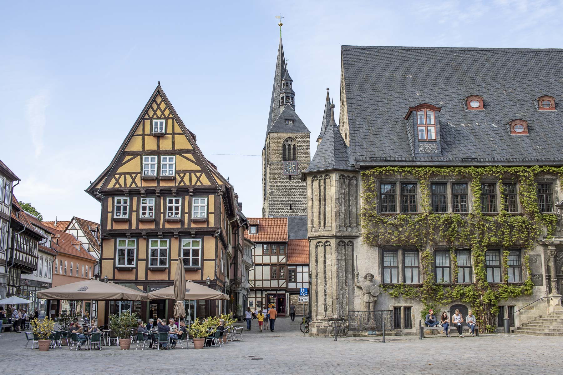 Sehenswürdigkeiten Harz - Welterbestadt Quedlinburg mit ihren Fachwerkhäusern