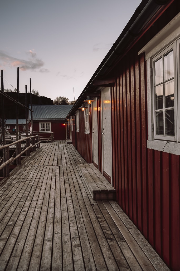 Nusfjord Fischerhütten übernachten Arctic Resort
