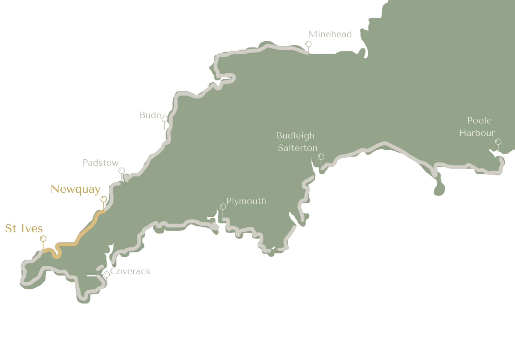 South West Coast Path Mehrtageswanderung - „Der Salzpfad“