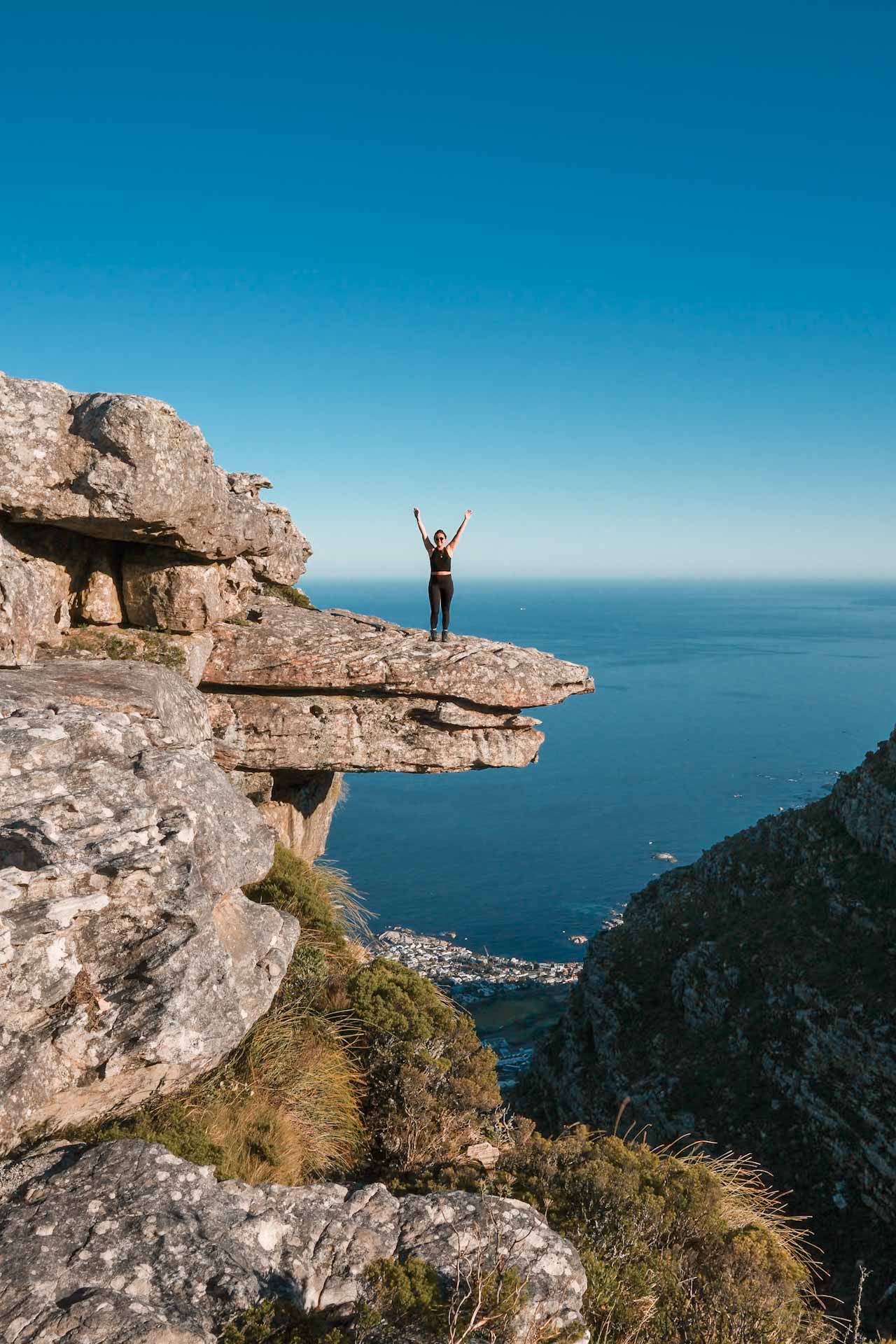 Sehenswürdigkeiten Kapstadt: Wanderung Tafelberg Diving Board