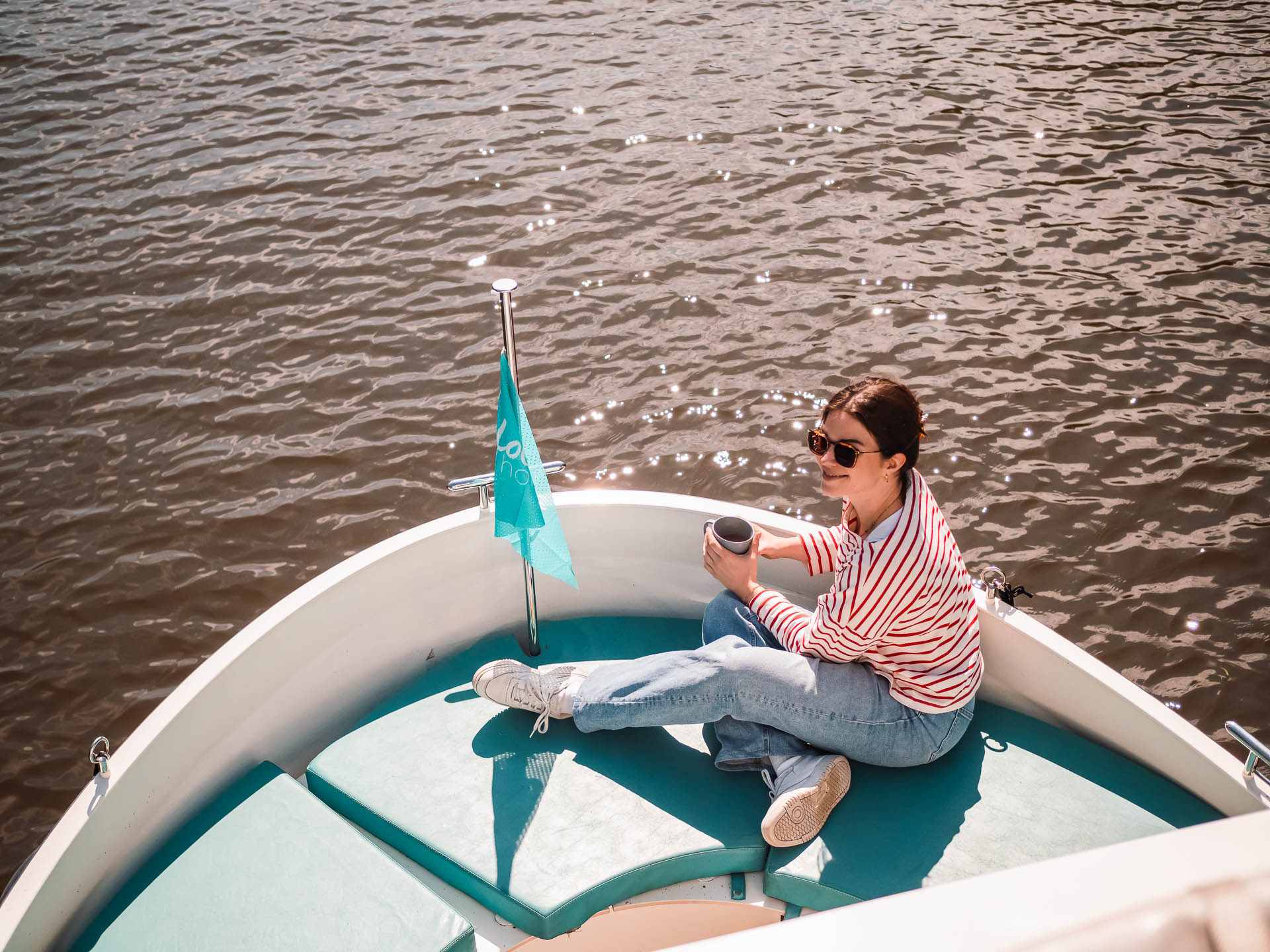 Hausboot Urlaub Holland Bugterrasse