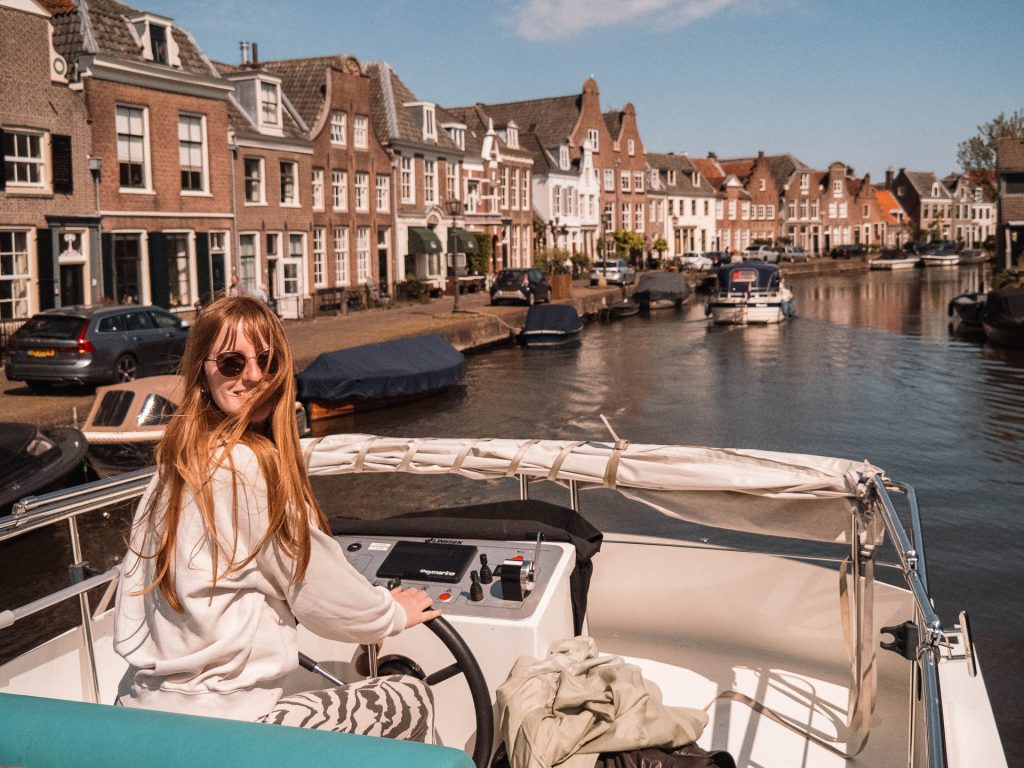 Hausboot Urlaub Holland Weg nach Utrecht