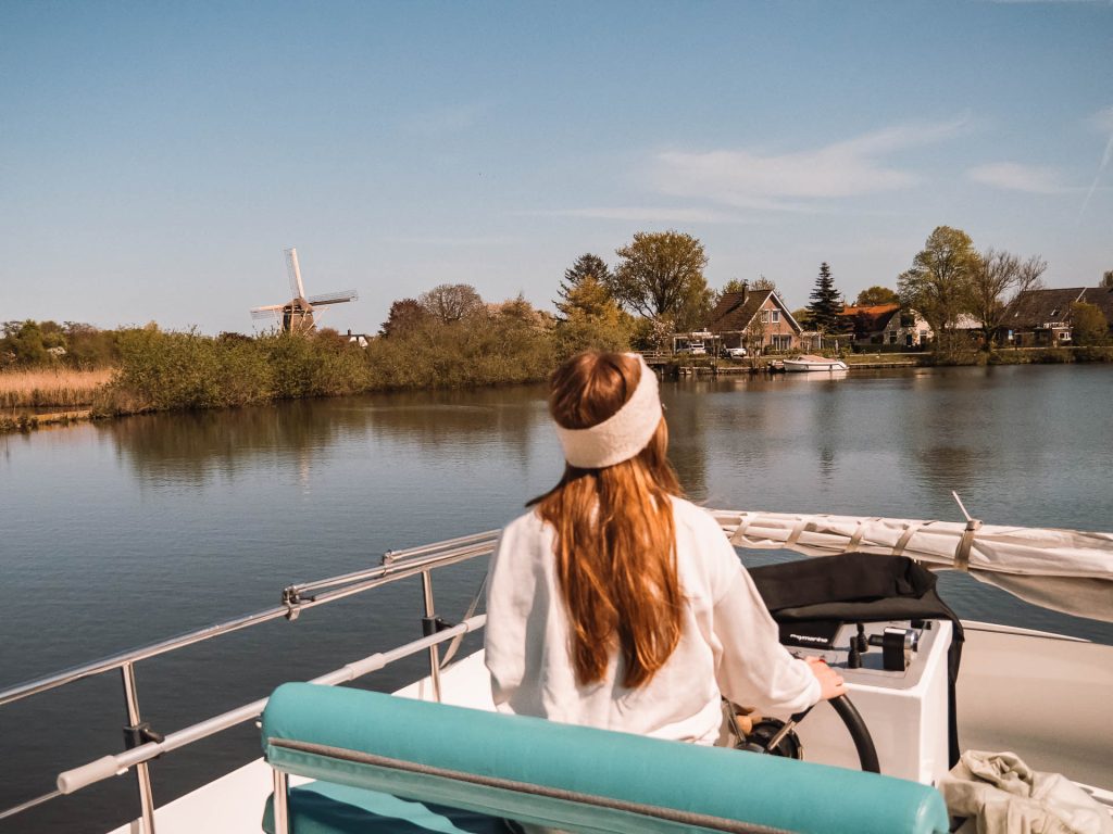 Hausboot Urlaub Holland Windmühle VEcht