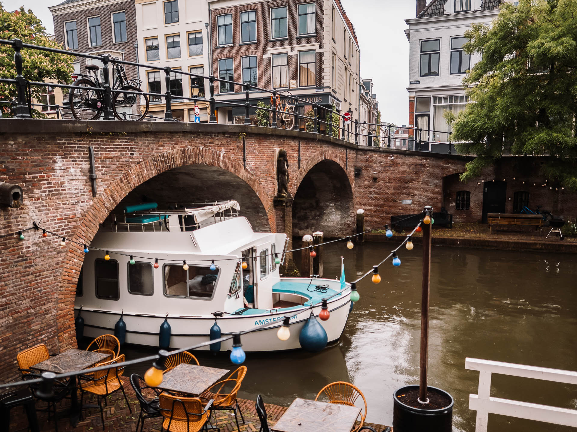 Hausboot Urlaub Holland Utrecht Brücken