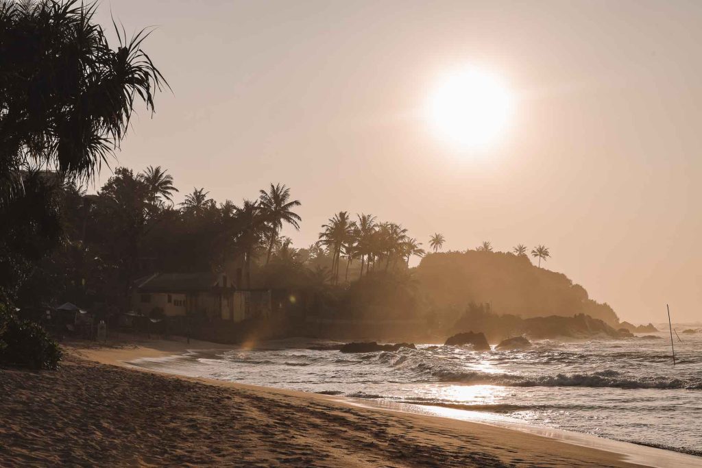 Sri Lanka Weligama Tipps - Strände zum Sonnenaufgang