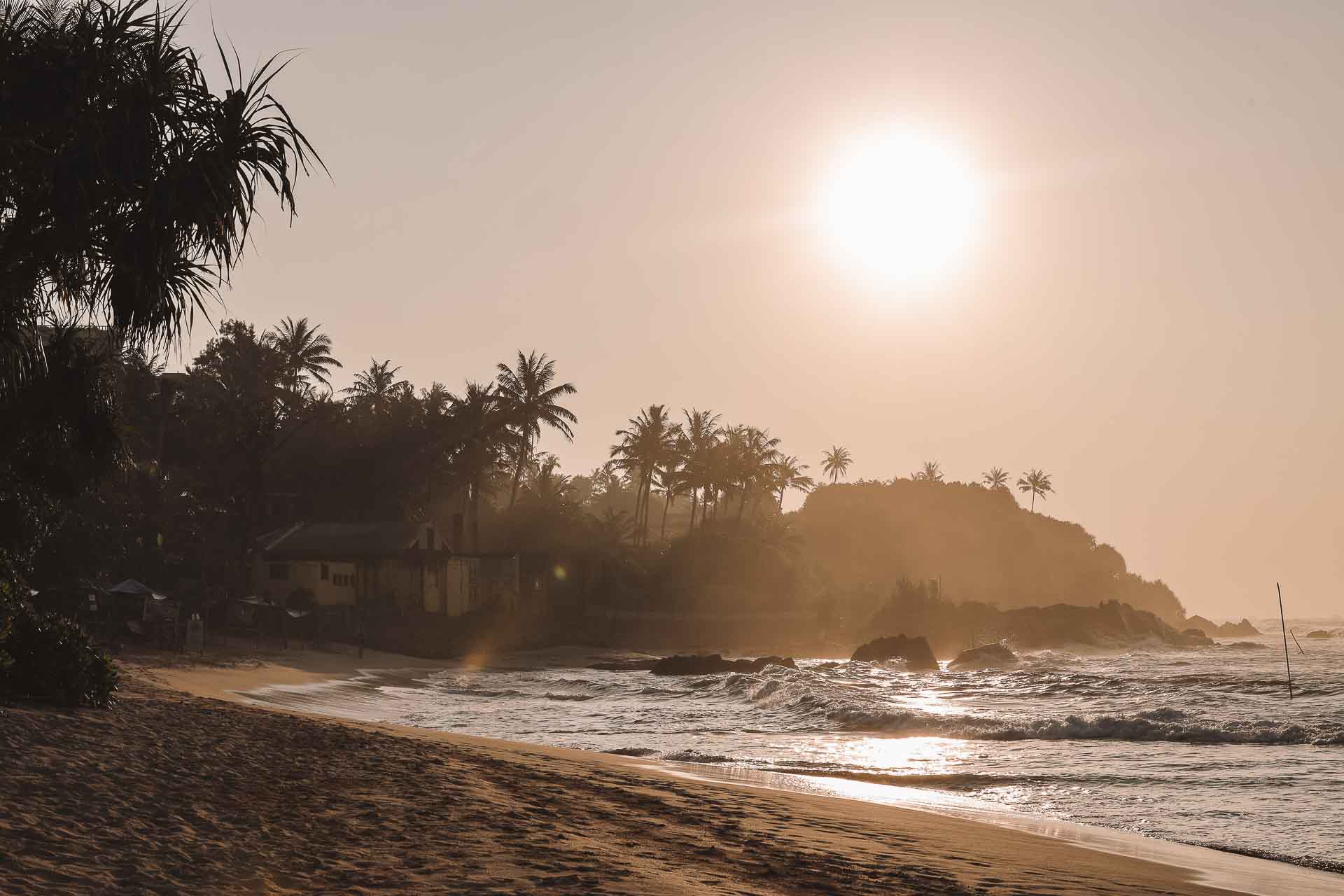 Sri Lanka Weligama Tipps - Strände zum Sonnenaufgang